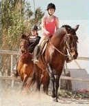 Bild vom Reiten in Spanien