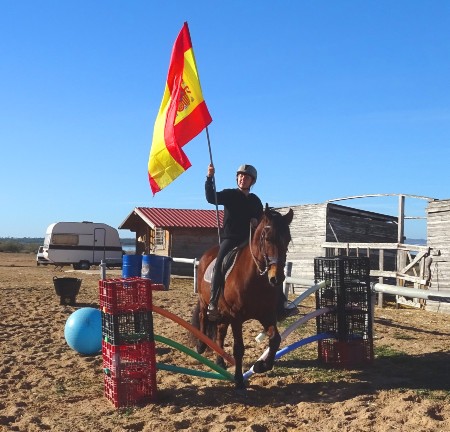 Beim Reiten